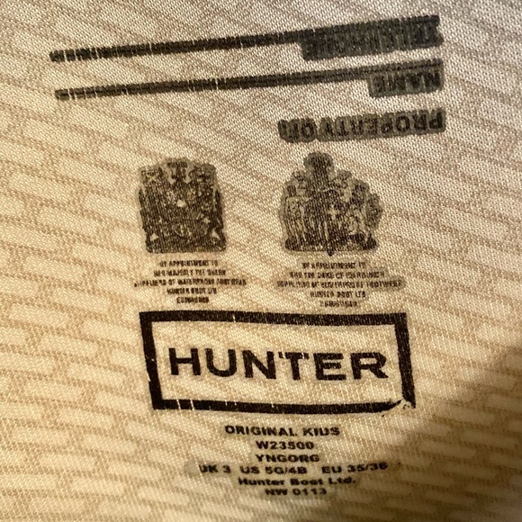 Matte Black Hunter Rainboots - Picture 5 of 11